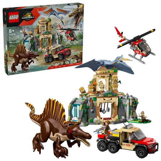 LEGO JURASSIC WORLD SPINOSAURUS & QUETZALCOATLUS AIR MISSION