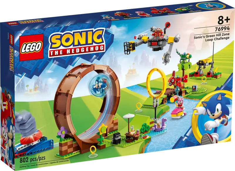 LEGO SONIC THE HEDGEHOG SONIC'S GREEN HILL ZONE LOOP CHALLENGE