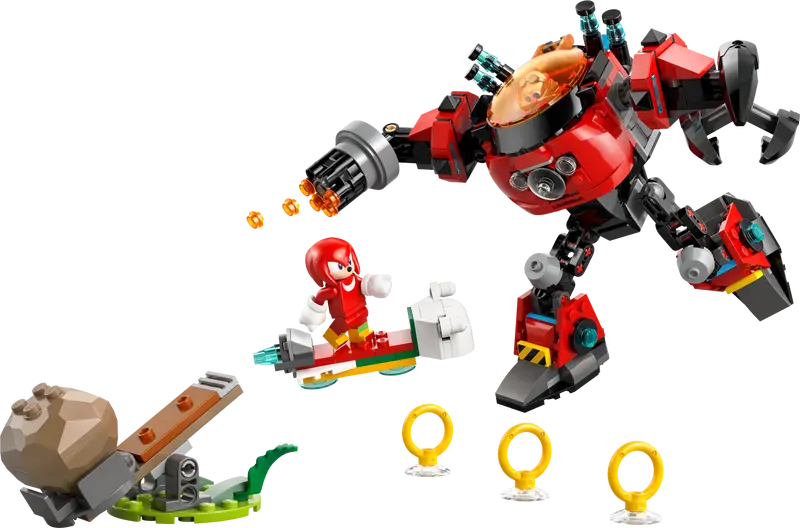 LEGO SONIC THE HEDGEHOG KNUCKLES VS DR EGGMAN EGG CRUSHER MECH