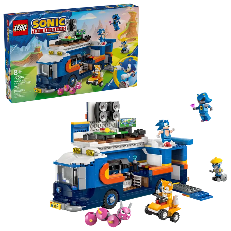 LEGO SONIC THE HEDGEHOG TEAM SONIC COMMAND TRUCK