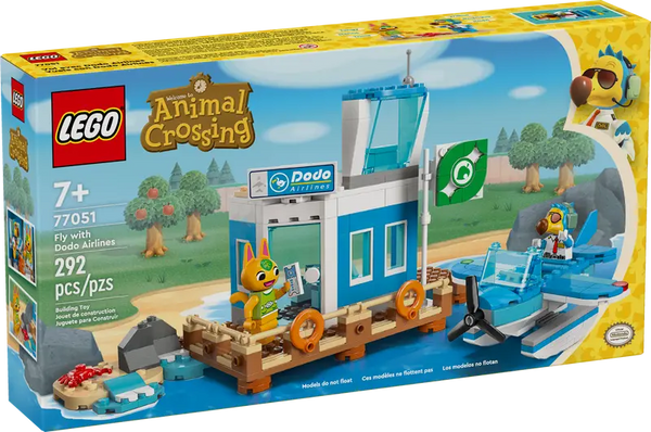 LEGO ANIMAL CROSSING FLY WITH DODO AIRLINES