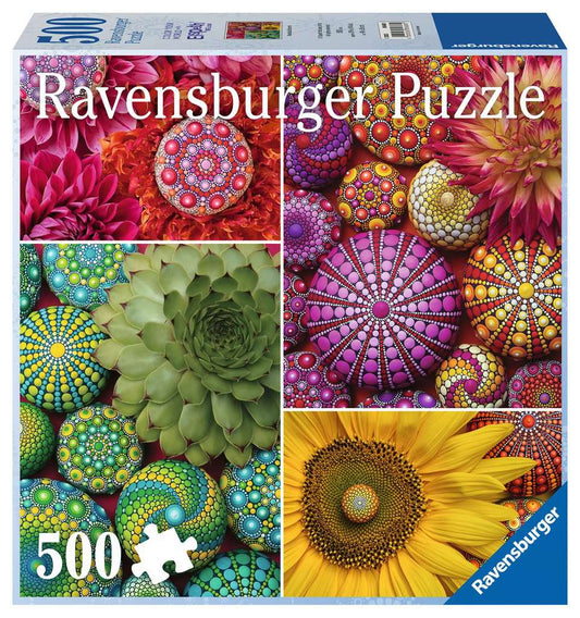 RAVENSBURG 500 PC MANDALA BLOOMS
