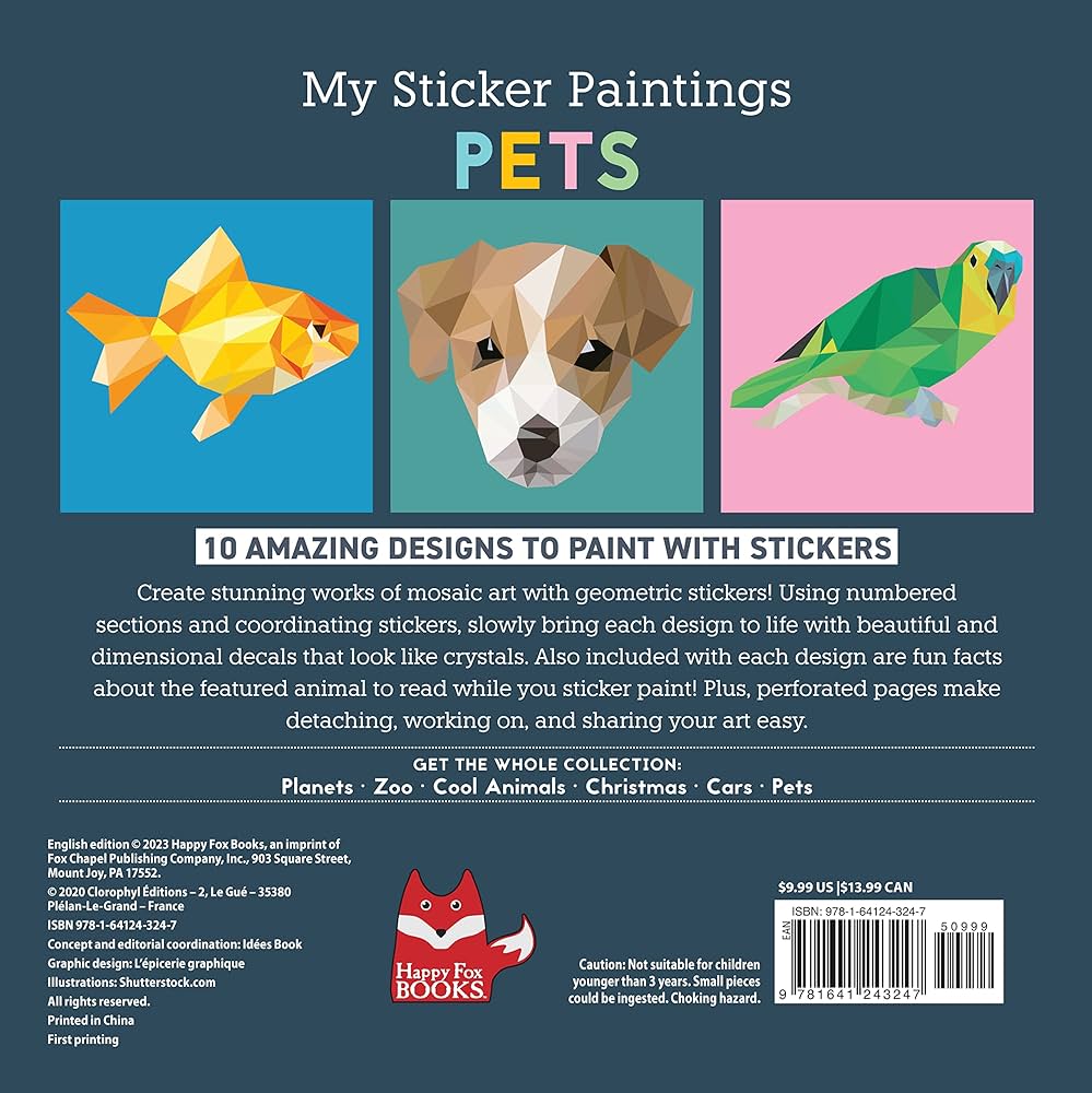 MY STICKER PAINTINGS: PETS