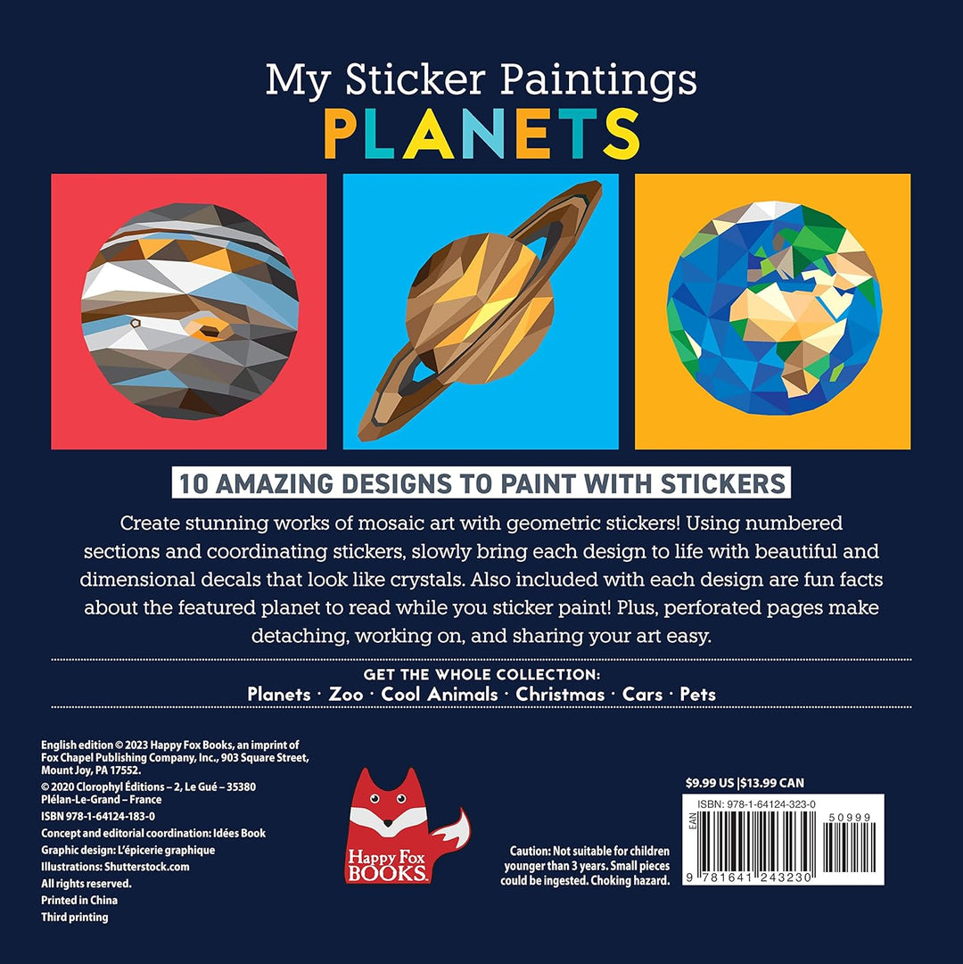 MY STICKER PAINTINGS: PLANETS