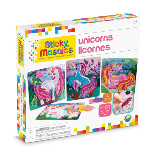 ORB STICKY MOSAIC UNICORNS