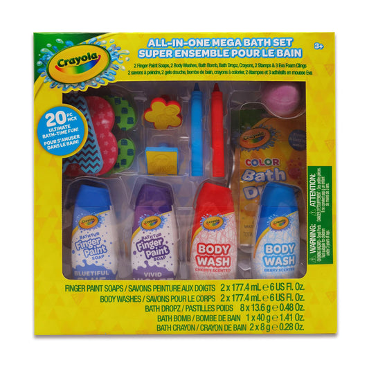 CRAYOLA ALL-IN-ONE MEGA BATH SET