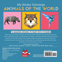MY STICKER PAINTINGS: ANIMALS OF THE WORLD