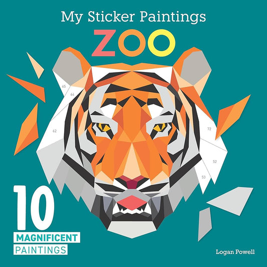 MY STICKER PAINTINGS: ZOO