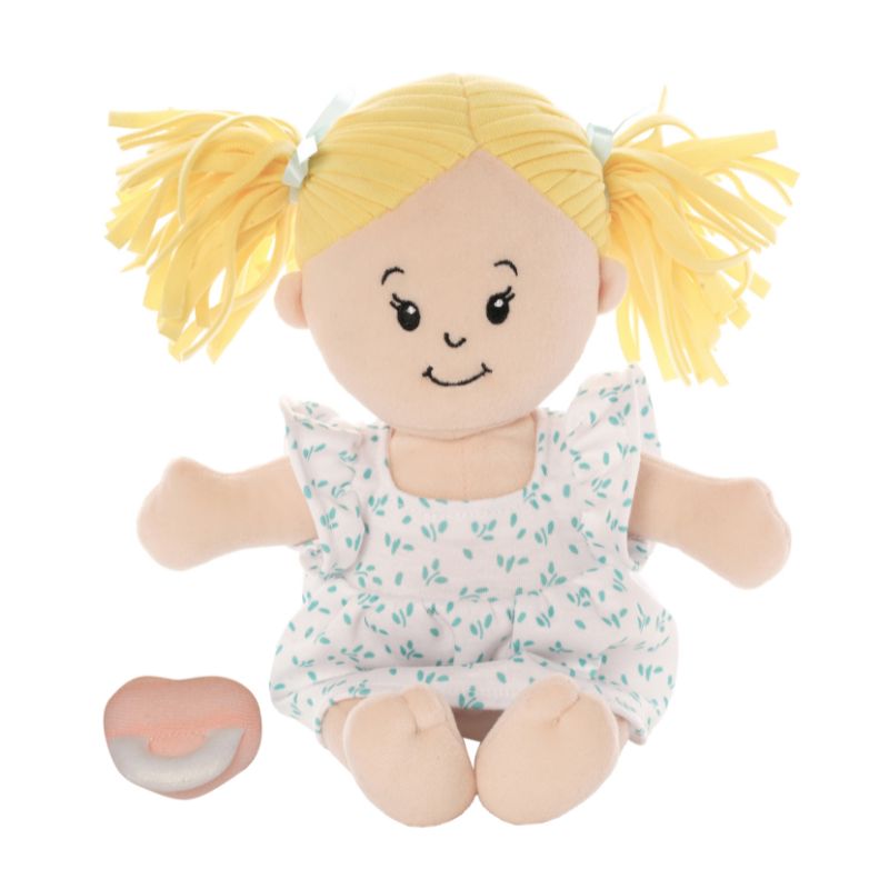 LOVE, STELLA PEACH DOLL W/BLONDE PIGTAILS