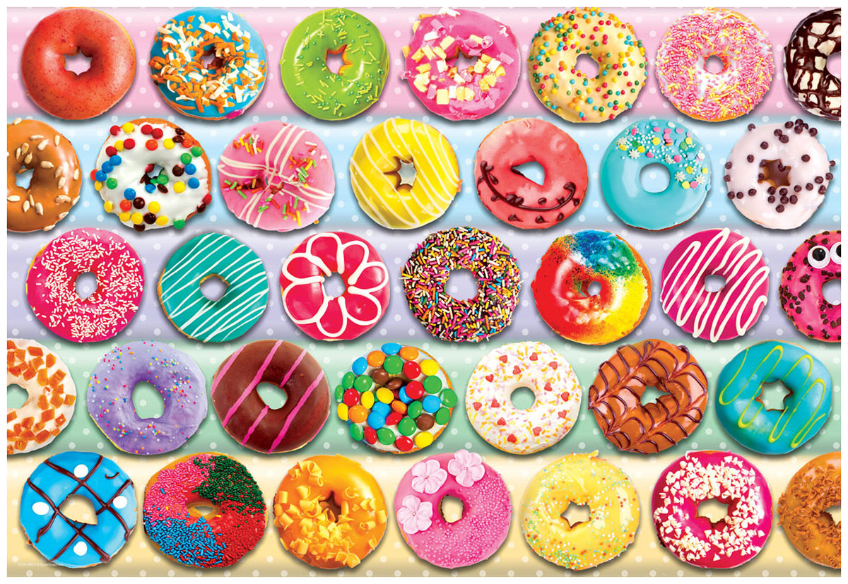 EURO LUNCH BAG PUZZLE-100 PC DONUTS