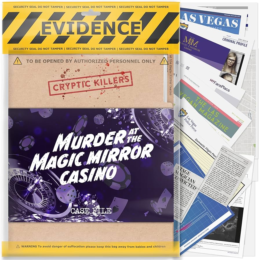 CRYPTIC KILLERS- MURDER AT THE MAGIC MIRROR CASINO