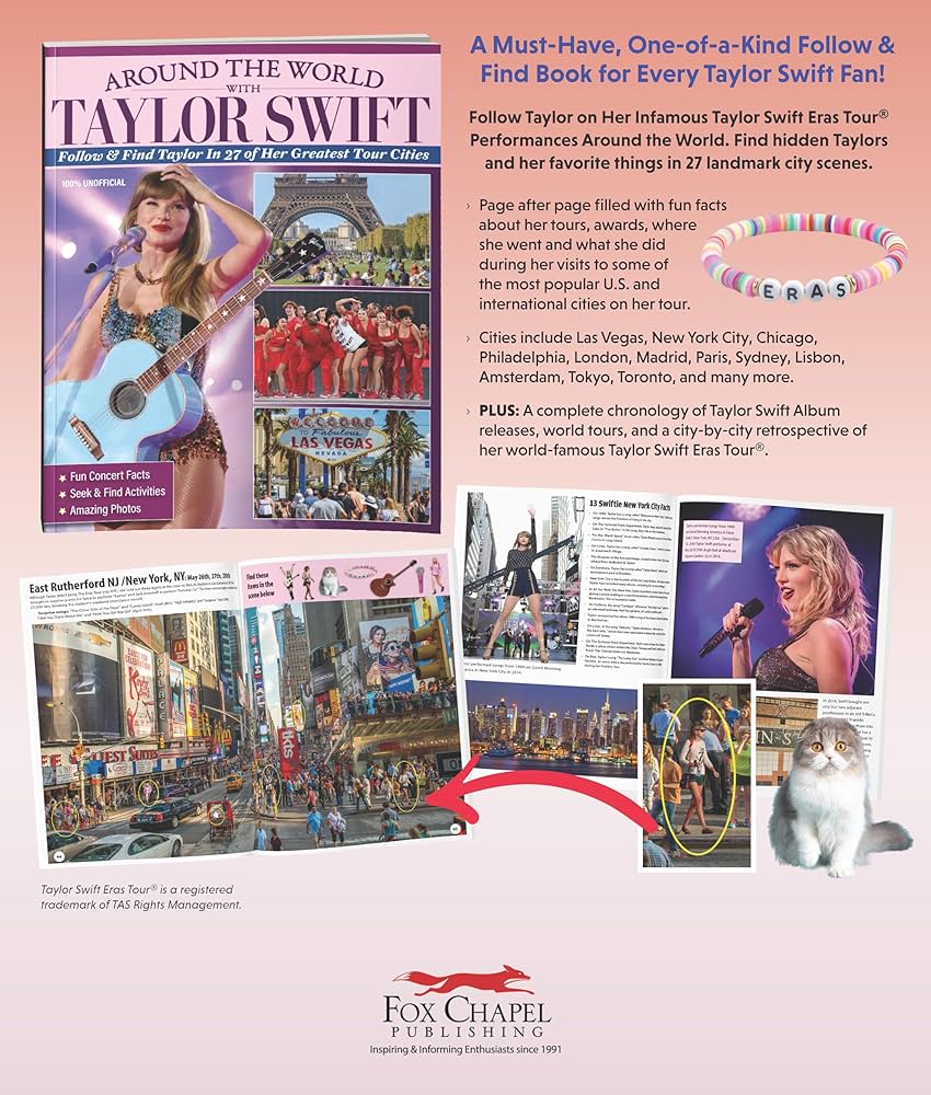TAYLOR SWIFT AROUND THE WORLD BOOK