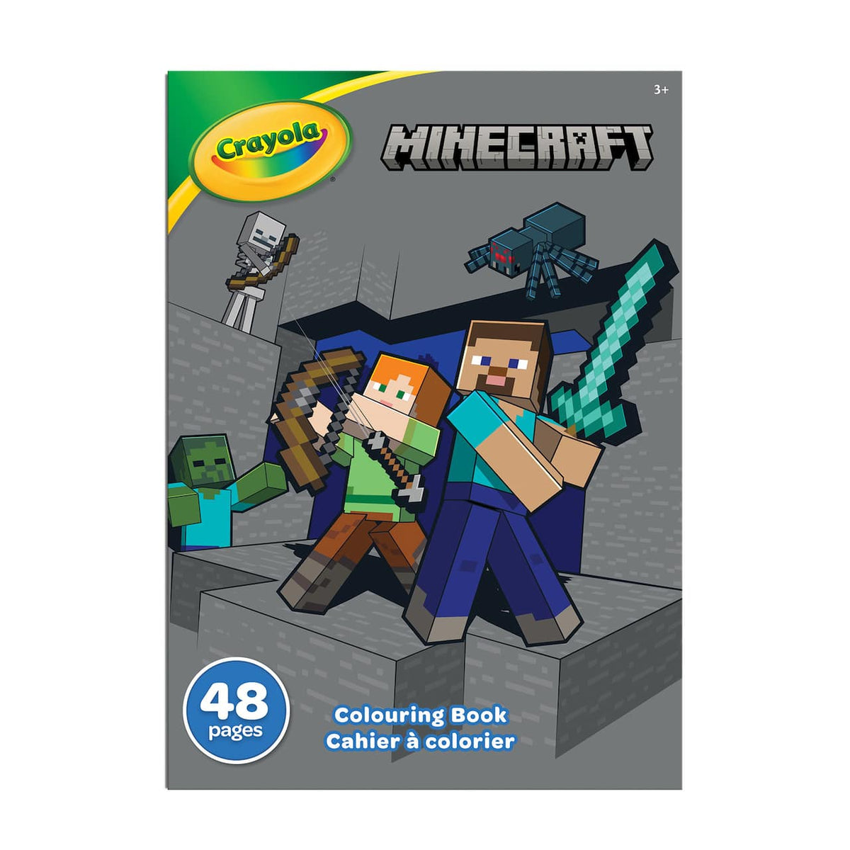 CRAYOLA MINECRAFT COLOURING BOOK
