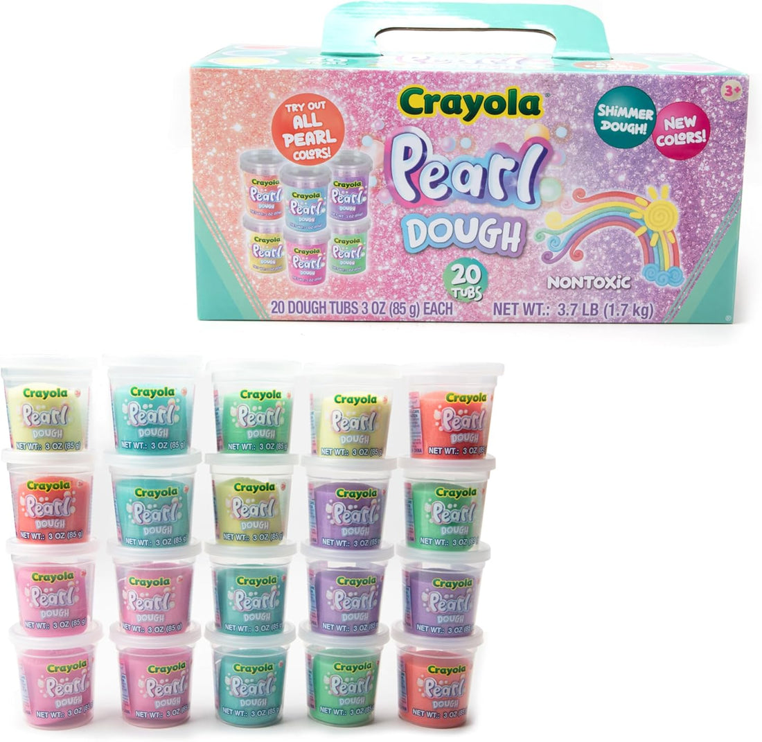CRAYOLA PEARL DOUGH BOX 20 PC