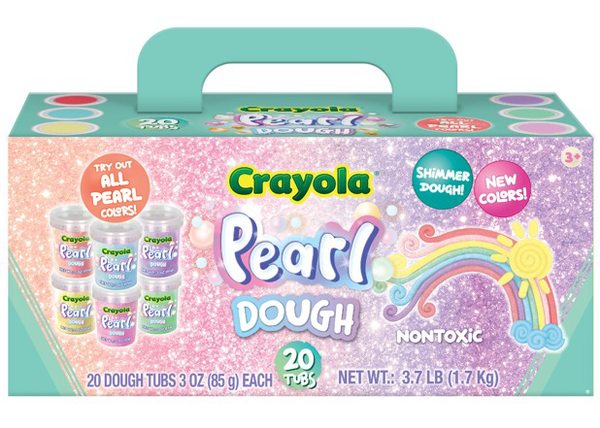 CRAYOLA PEARL DOUGH BOX 20 PC