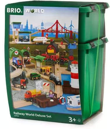 BRIO RAILWAY WORLD DELUXE SET