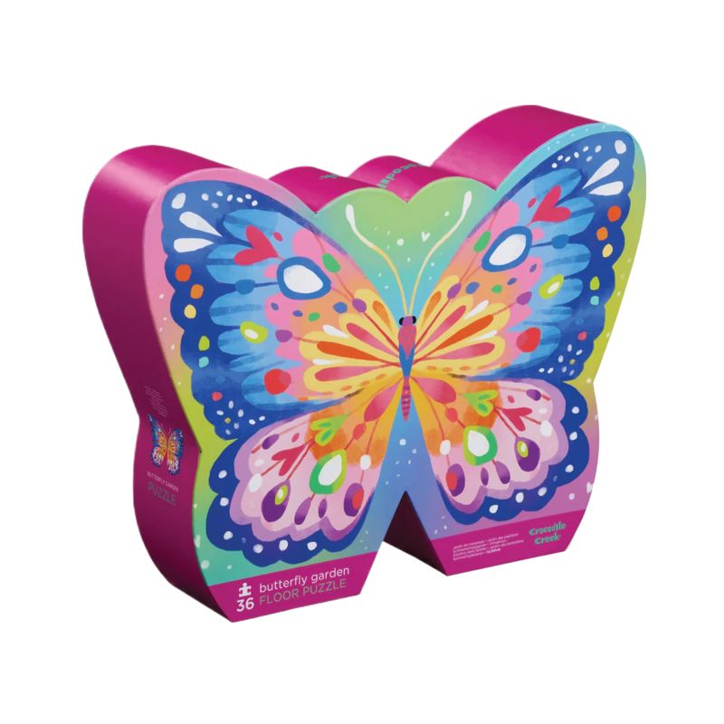 FLOOR PUZZLE 36-PC BUTTERFLY GARDEN