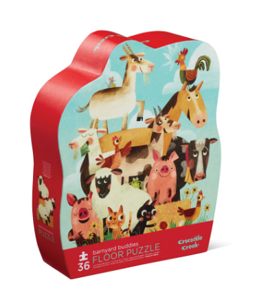 FLOOR PUZZLE 36-PC BARNYARD BUDDIES