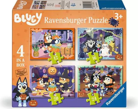 RAVENSBURGER 4-IN-1 BLUEY HALLOWEEN