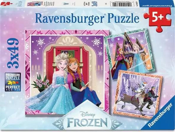 RAVENSBURGER 3 X 49 PC DISNEY FROZEN