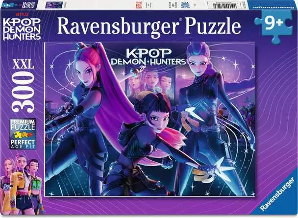 RAVENSBURGER 300 XXL KPOP DEMON HUNTERS: RUMI, MIRA & ZOEY