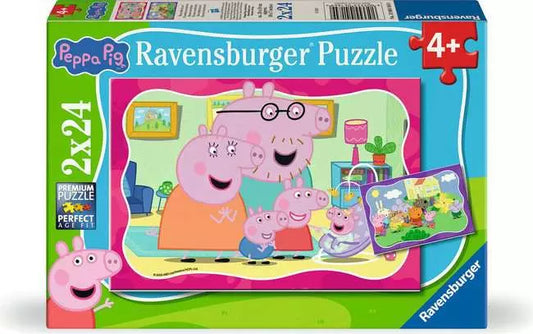 RAVENSBURG 2 X 24 PC PEPPA PIG
