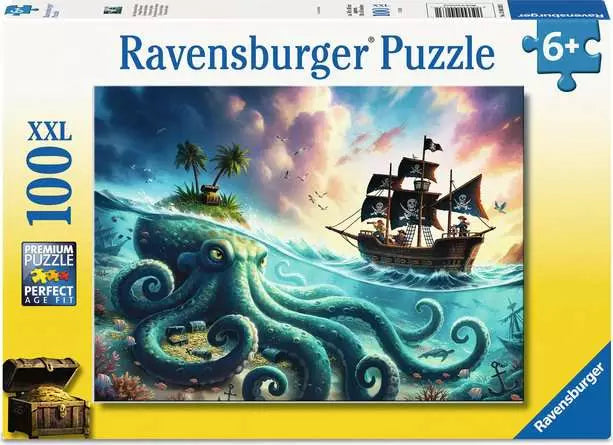 RAVENSBURGER 100 PC PIRATE TREASURE