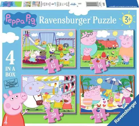 RAVENSBURGER 4 IN A BOX PEPPA PIG