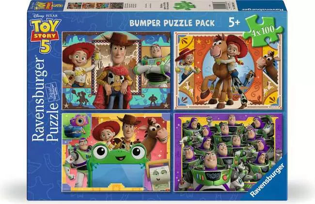 RAVENSBURGER 4 X 100 PC TOY STORY 5