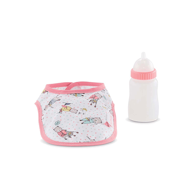 COROLLE MILK & BIB SET