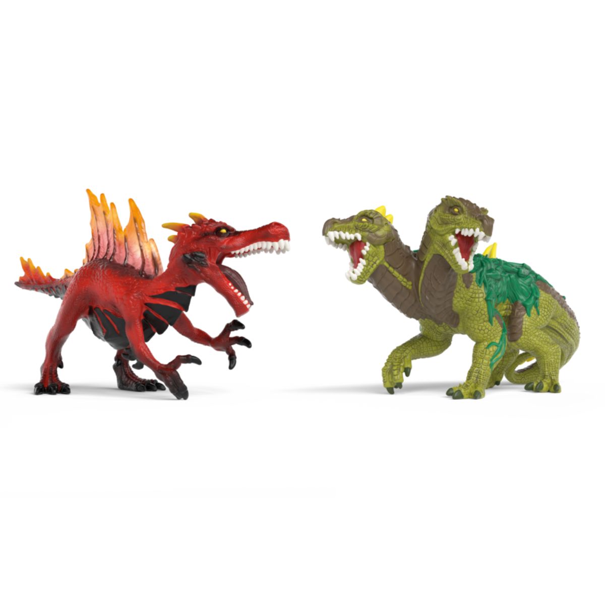 SCHLEICH FIRE DINOSAUR VS JUNGLE LIZARD