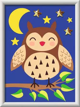 RAVENSBURGER CREART CUTE OWL PAINT BY NUMBER