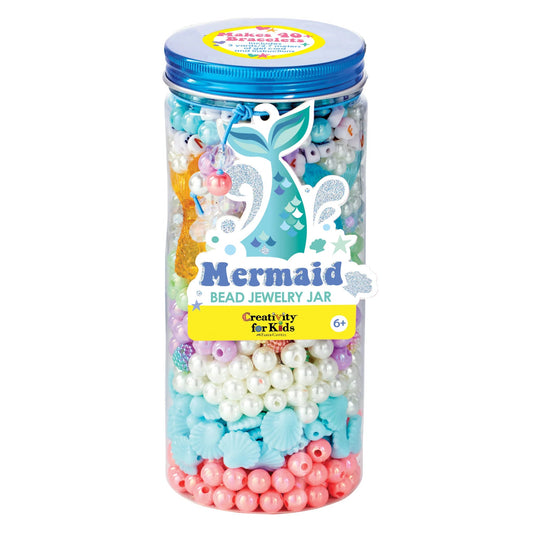 C4K MERMAID BEAD JEWELERY JAR
