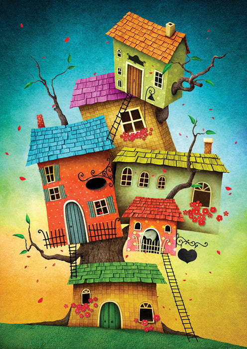 ENJOY 1000 PC FAIRY TALE HOUSES