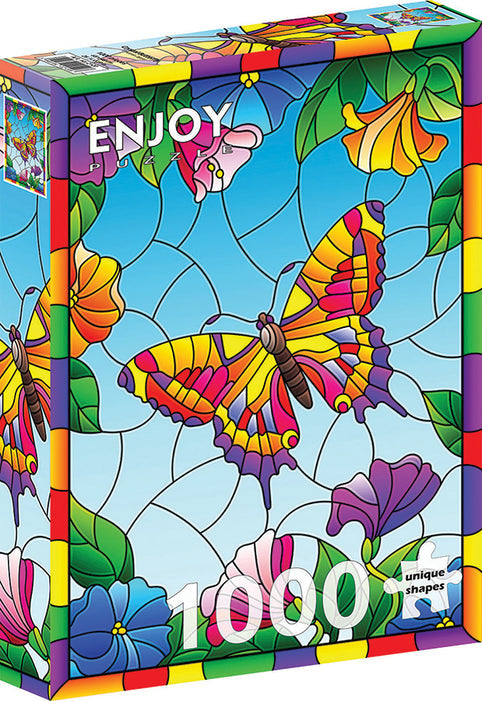 ENJOY 1000 PC CRYSTAL BUTTERFLY