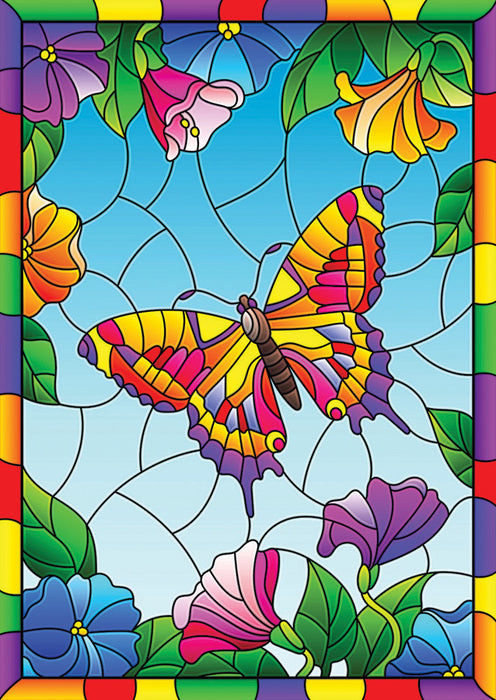 ENJOY 1000 PC CRYSTAL BUTTERFLY