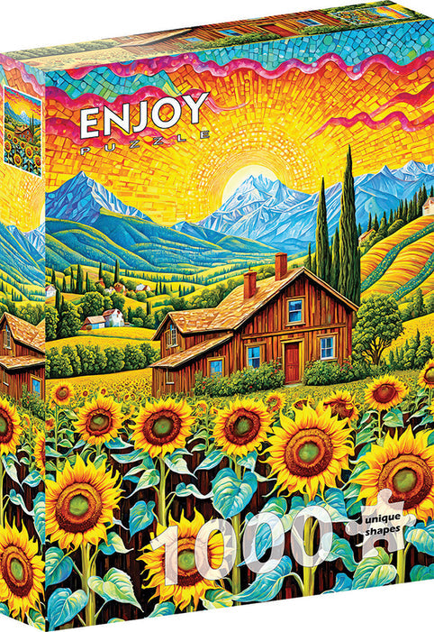 ENJOY 1000 PC SUNFLOWER HOUSE