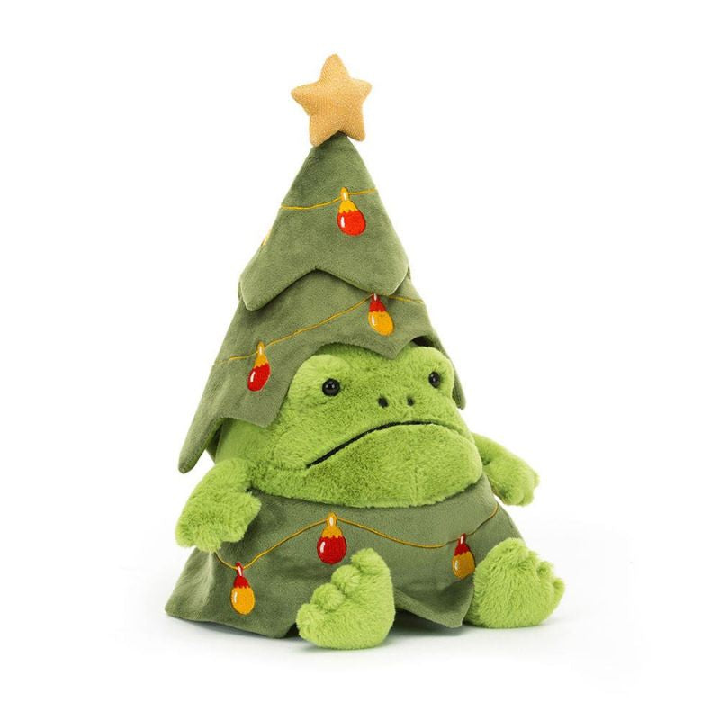 JELLYCAT: CHRISTMAS TREE RICKY RAIN FROG