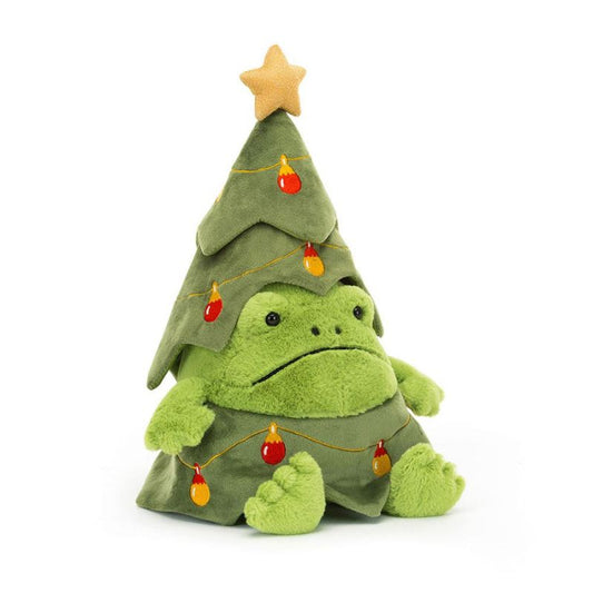 JELLYCAT: CHRISTMAS TREE RICKY RAIN FROG