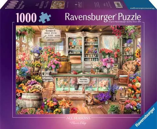 RAVENSBURG 1000 PC ALL SEASONS FLOWER SHOP
