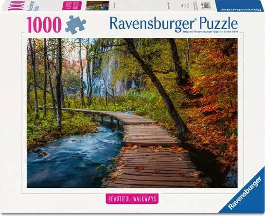 RAVENSBURGER 1000 PC AUTUMNAL WOODEN TRAIL