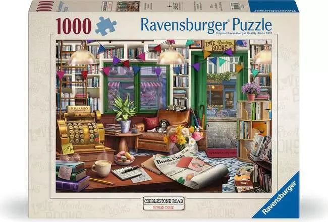 RAVENSBURGER 1000 PC ENCHANTED BOOK LOVER'S SHOP