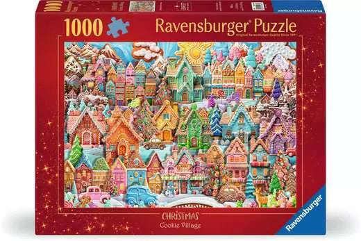 RAVENSBURG 1000 PC CHIRSTMAS COOKIE VILLAGE
