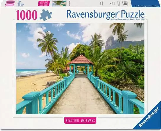 RAVENSBURG 1000 PC COLORFUL BRIDGE IN MALAYSIA