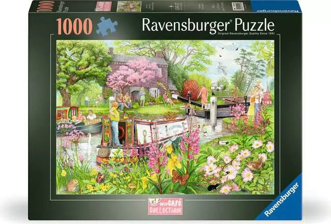 RAVENSBURGER 1000 PC COSY CAFE NO 4: RIVER CAFE