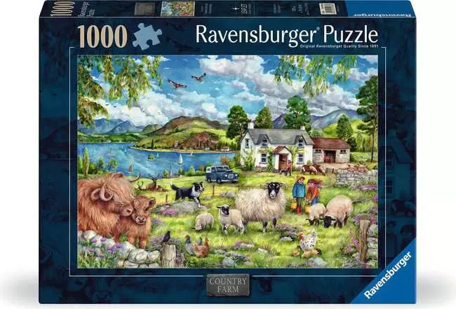 RAVENSBURGER 1000 PC COUNTRY FARM