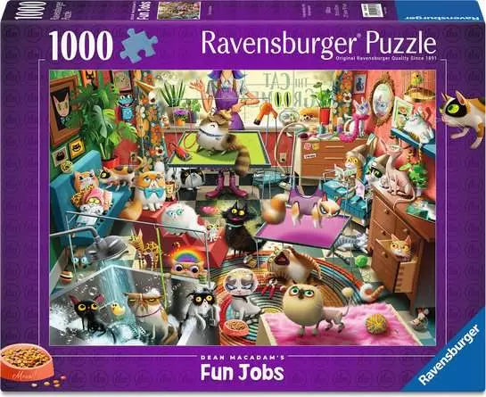 RAVENSBURGER 1000 PC THE CAT GROOMER