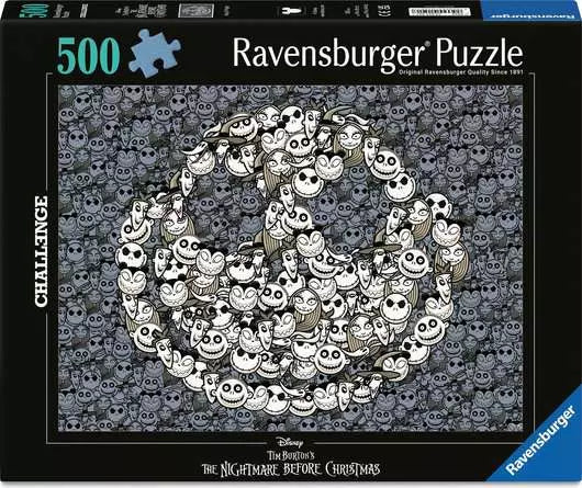 RAVENSBURGER 500 PC NIGHTMARE BEFORE CHRISTMAS KING OF FRIGHT