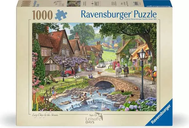 RAVENSBURGER 1000 PC LEISURE DAYS 13: LAZY DAYS BY THE STREAM