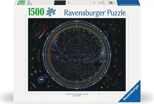 RAVENSBURGER 1500 PC MAP OF THE UNIVERSE